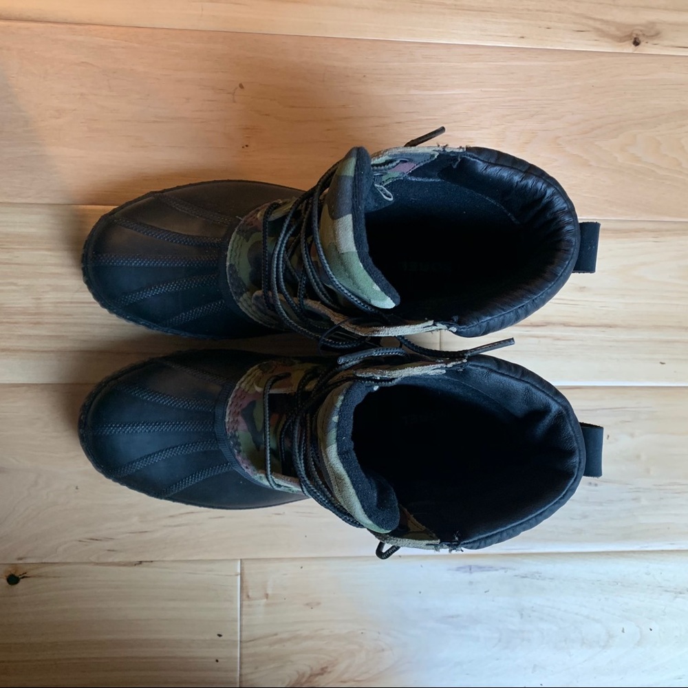 camo sorel x extra butter snow boots - Picture 2 of 8